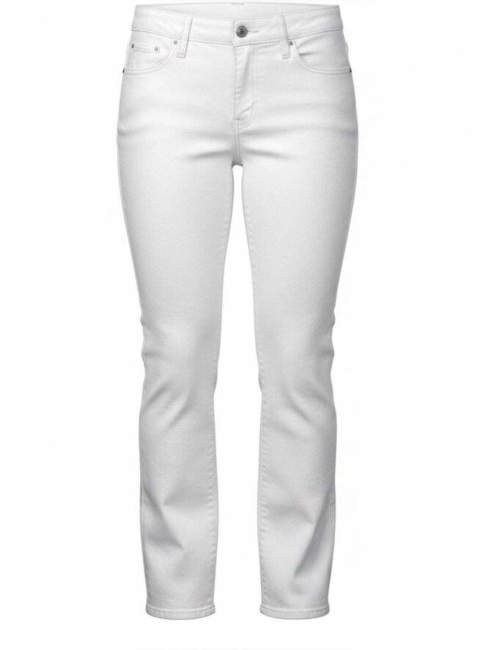 NYDJ | Marilyn Straight white denim jeans pants Women’s size 8 lift tuck EUC - Picture 8 of 8